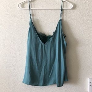 Green Free People Tank